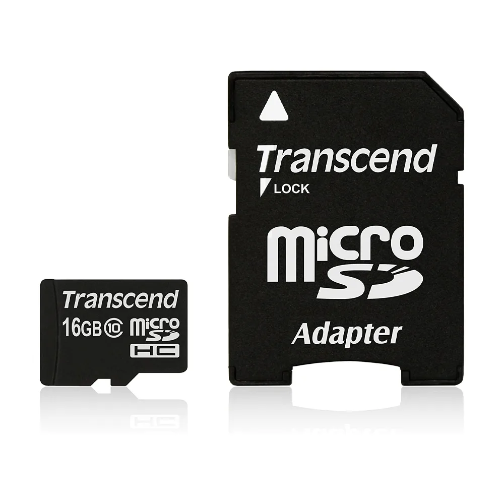 Memoria MicroSDHC Transcend 16GB Clase 10 TS16GUSDHC10