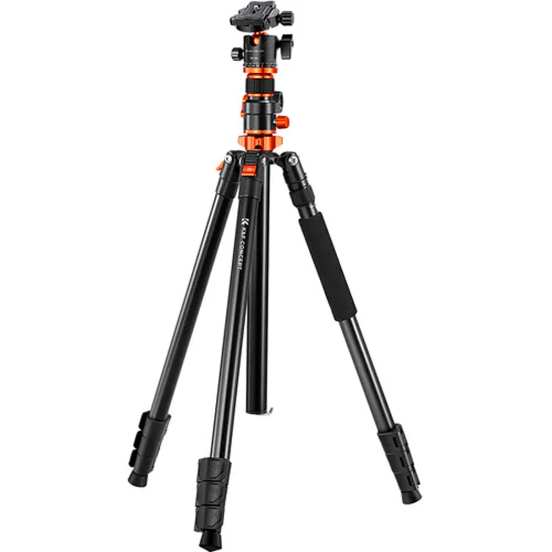 Trípode K&F Concept T254A7 de 2.3m con cabezal BH-28L y columna transversal