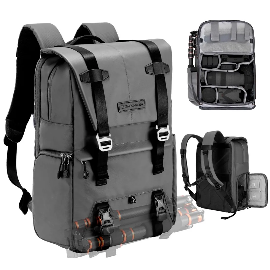 Mochila para Camara K&F Concept 20L Gris SKU KFC-E-13-087-GR