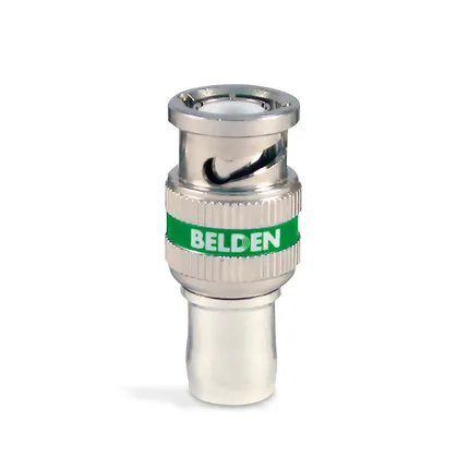 Conector de Presión BNC Belden HDTV de 75 Ohms para Cable 1694 AWG19