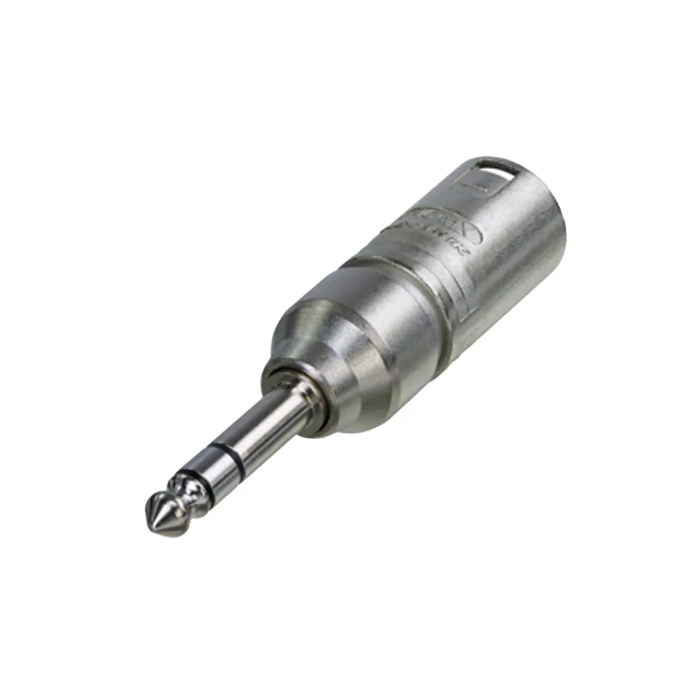 Adaptador Neutrik NA3MP XLR Macho a Plug 1/4 TRS Estéreo