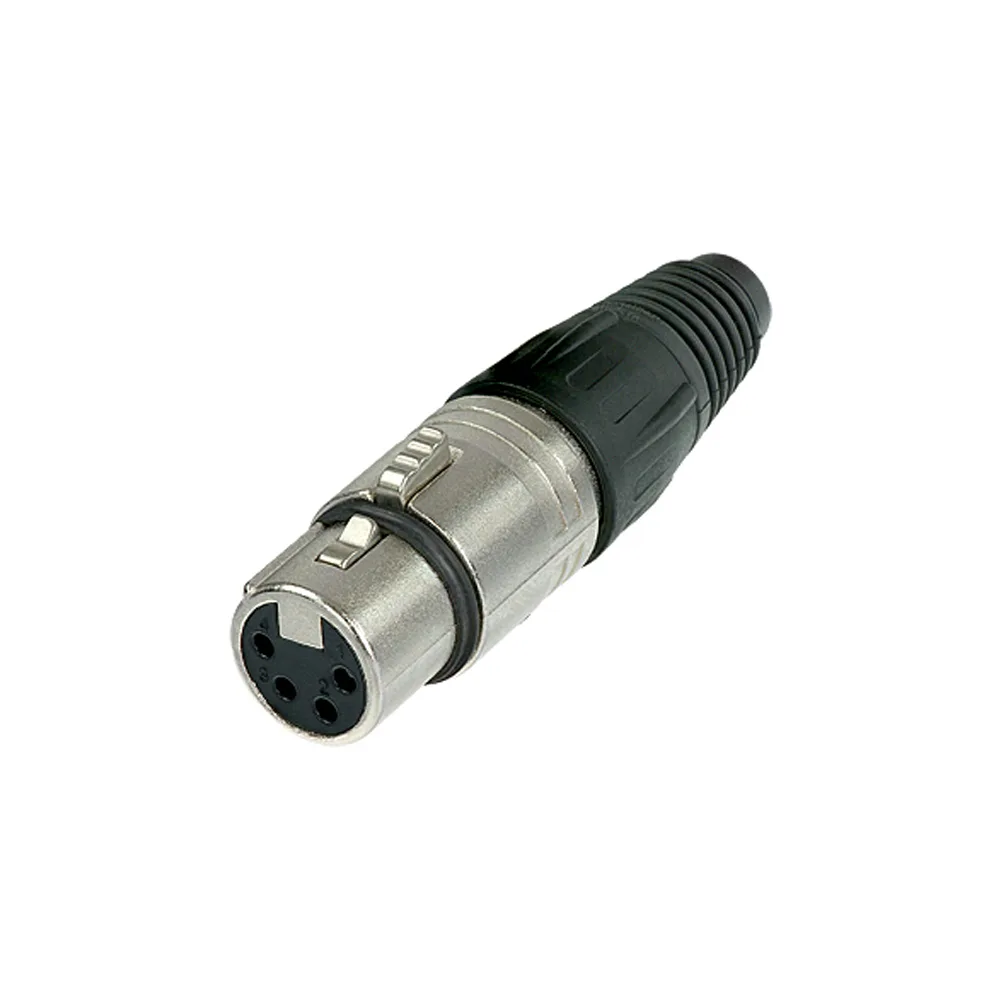 Conector XLR hembra de cable de 4 polos Neutrik NC4FX