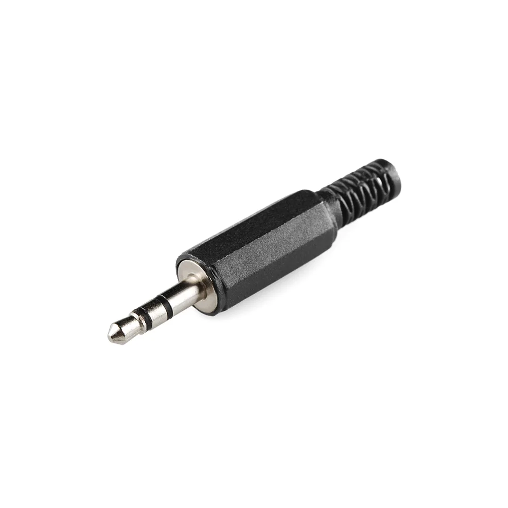 Conector Ficha Mini Plug 3.5 mm Stereo Plástico Inresa CON-AU-35PL