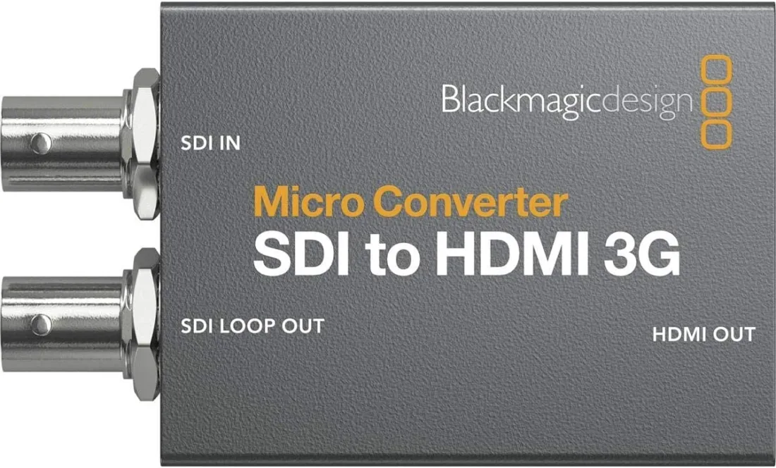 Convertidor Blackmagic Design Micro Converter SDI a HDMI G3 con Fuente