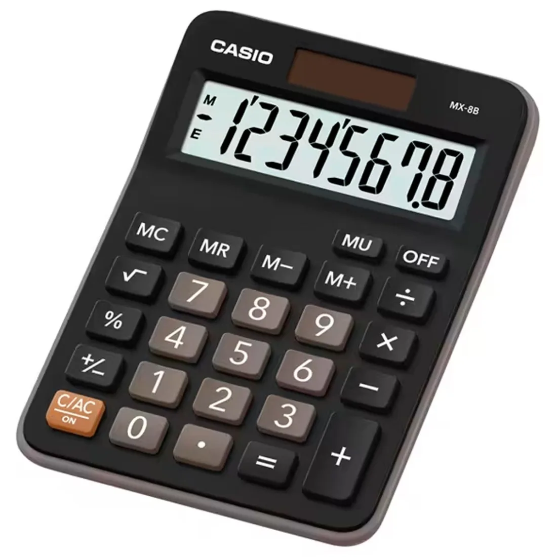 Calculadora de Mesa Casio MX-8B de 8 Digitos con Pantalla Grande