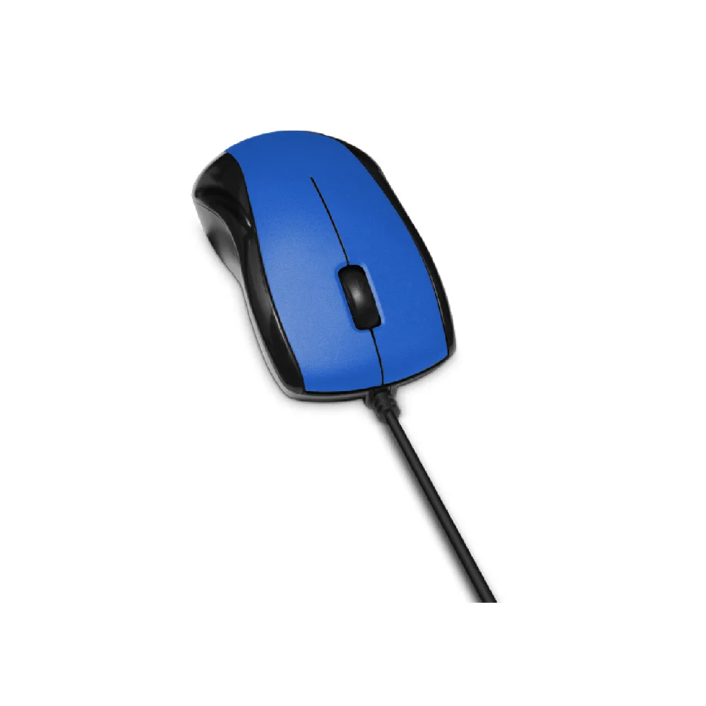Mouse óptico alámbrico Maxell MOWR-101 Azul