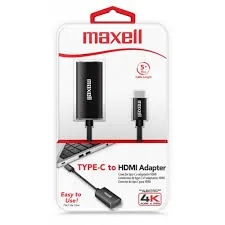 Convertidor Maxell CB-USB-C-HDMI USB-C a HDMI Hembra