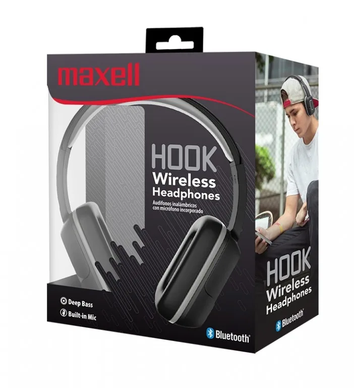 Audífonos de Diadema Bluetooth Maxell HP-BT300 Negro
