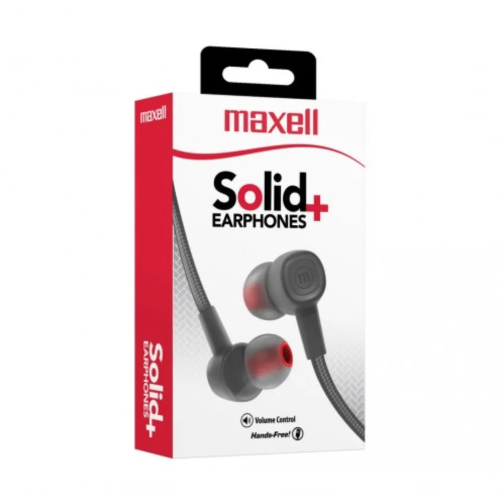 Audífonos con Micrófono Maxell SIN-8 Solid Gris