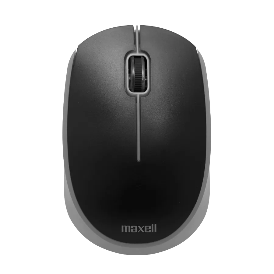 Mouse inalámbrico Maxell MOWL-100 2.4 GHz color gris