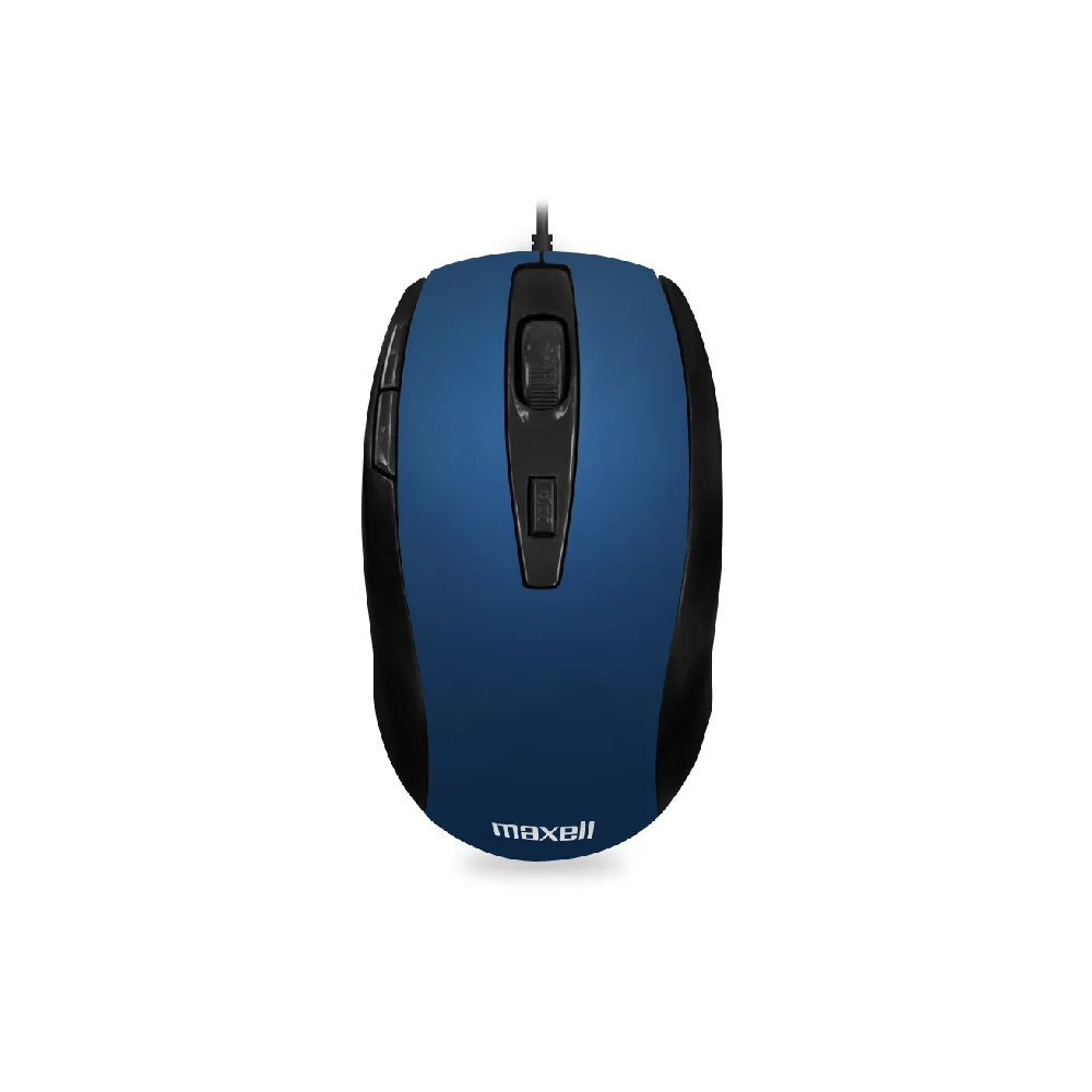 Mouse Optico Maxell MOWR-105 de 5 Botones Azul