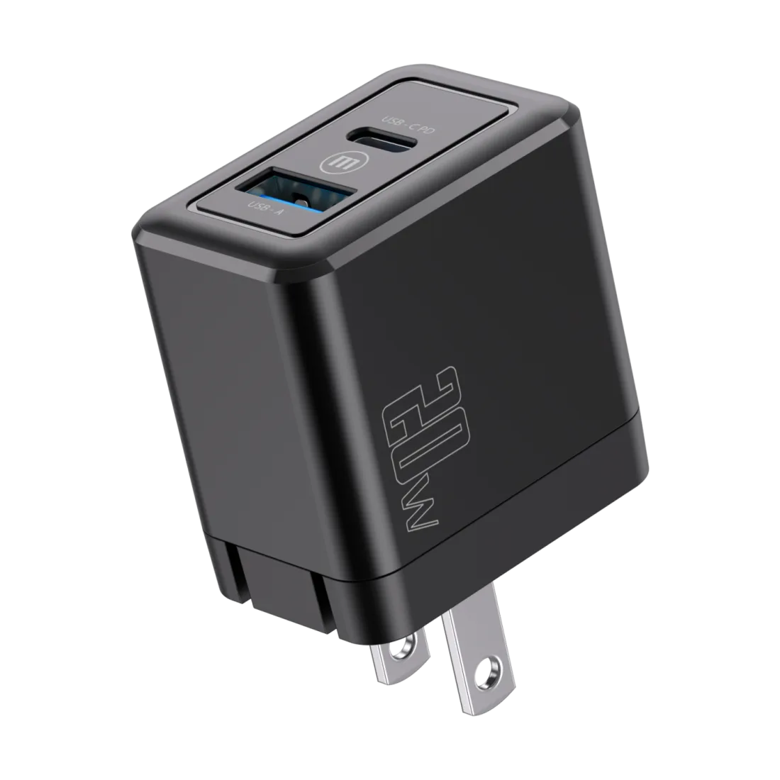 Cargador de pared Maxell PDC-20 de 20W con puertos USB-C PD y USB-A