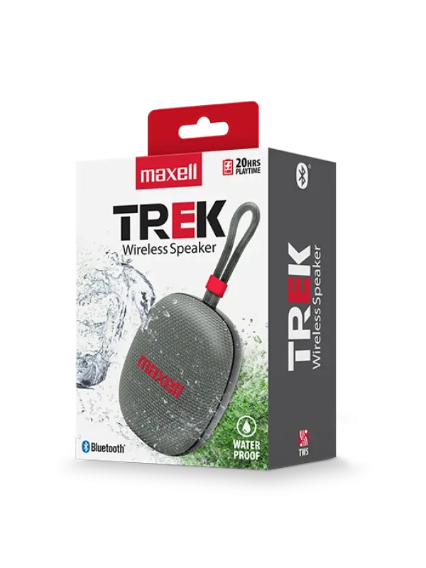 Bocina Portátil Bluetooth Maxell BT-Trek Gris