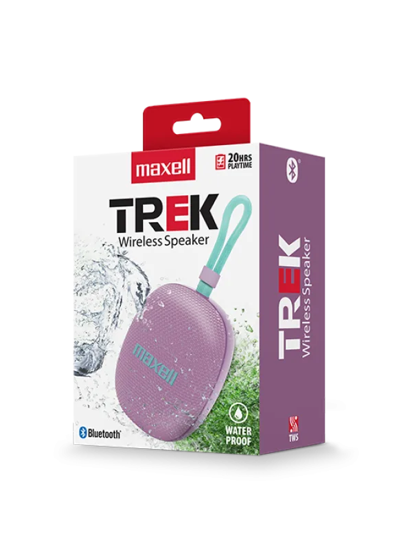 Bocina portátil Bluetooth Maxell BT-TREK Púrpura