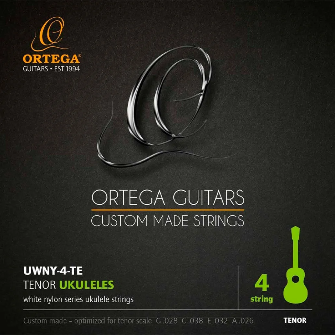Set de Cuerdas para Ukulele Tenor Ortega UWNY-4-TE