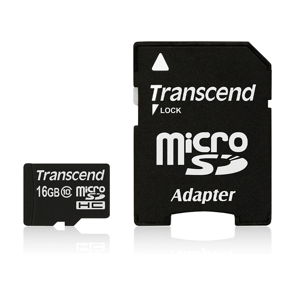Memoria MicroSDHC Transcend 16GB Clase 10 TS16GUSDHC10