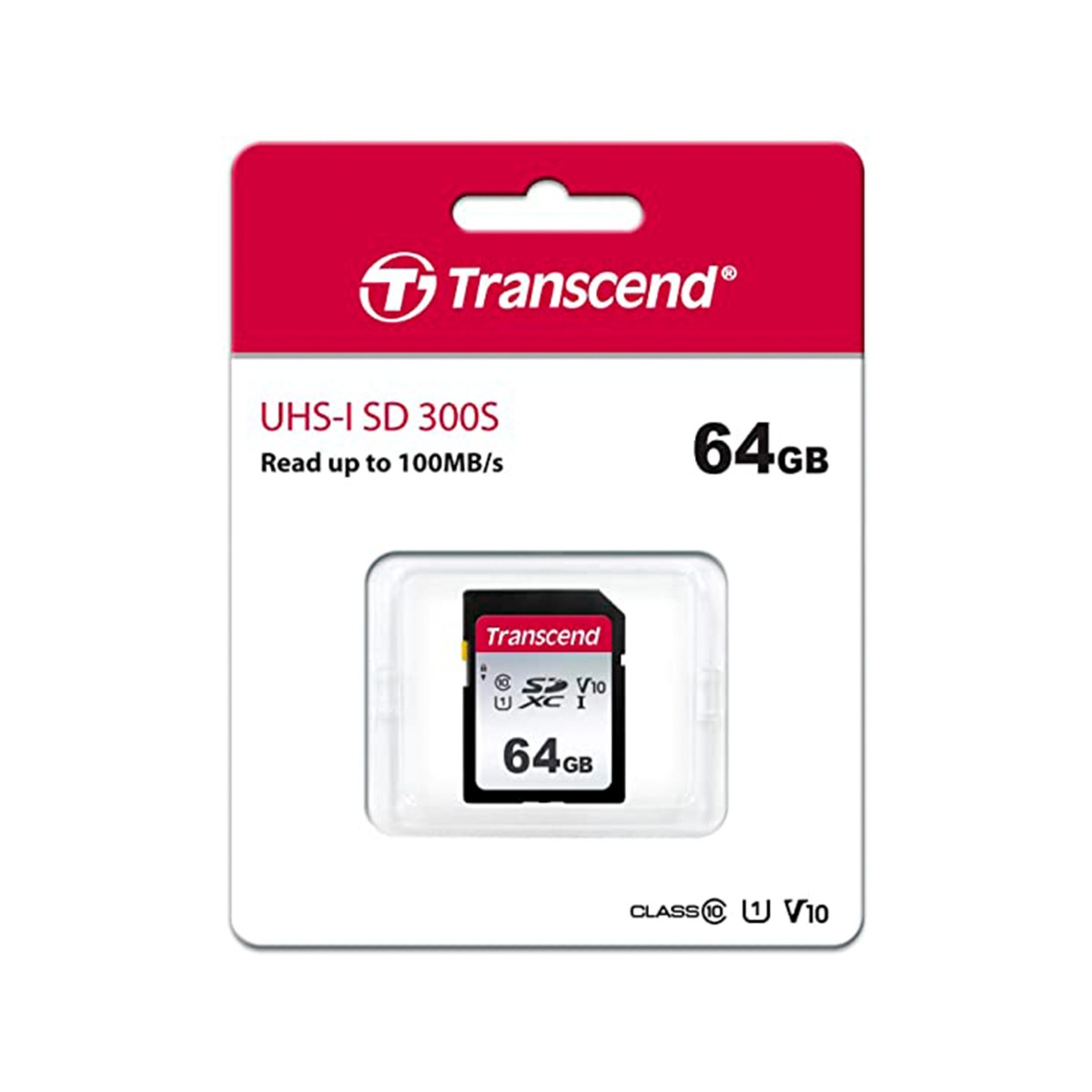 Tarjeta de memoria SDXC Transcend TS64GSDC300S 64GB UHS-I U1 Clase 10