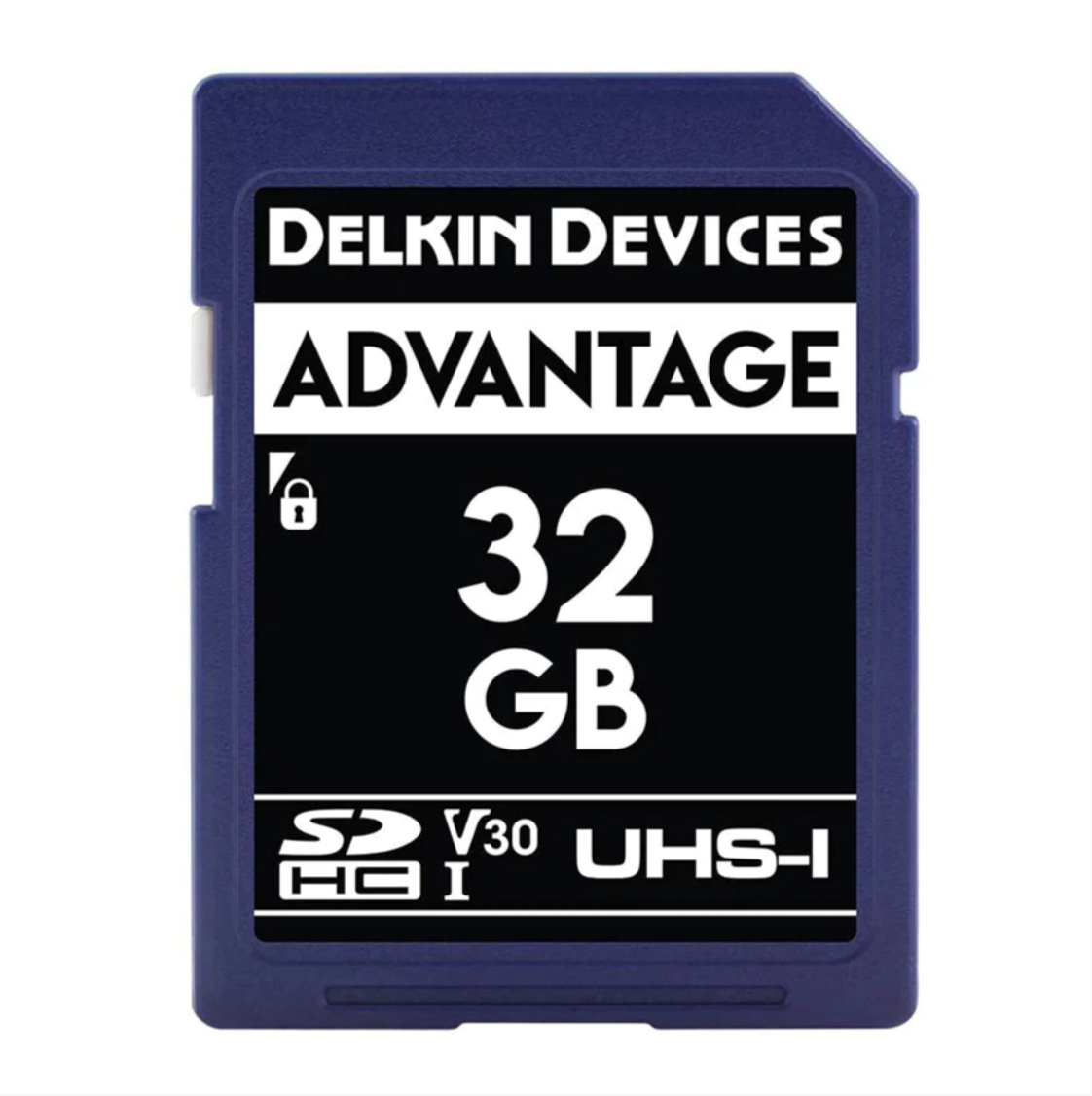 Tarjeta de memoria SD Delkin 32GB UHS-I V30 100/80 MB/s