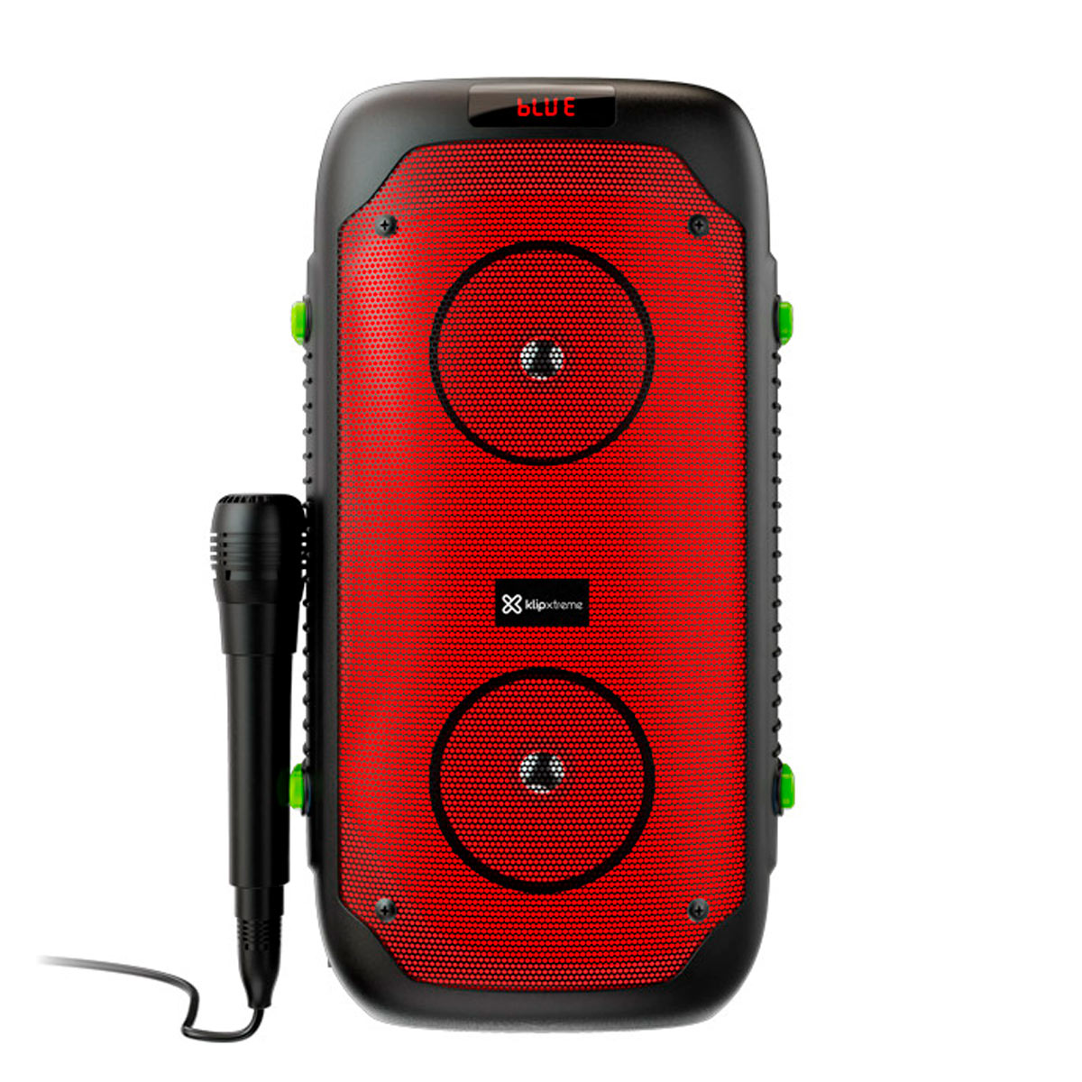 Altavoz portátil Klip Xtreme KLS-100 Bluetooth de 2x4 pulgadas negro