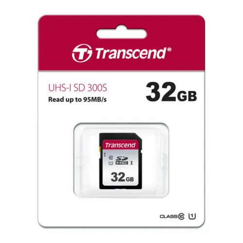 Tarjeta de memoria SD Transcend TS32GSDC300S 32GB UHS-I U1
