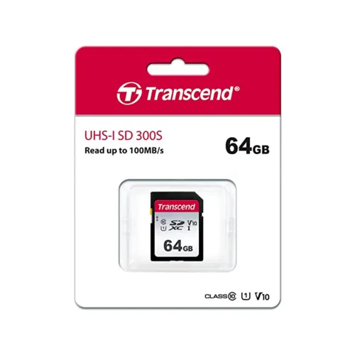 Tarjeta de memoria SDXC Transcend TS64GSDC300S 64GB UHS-I U1 Clase 10