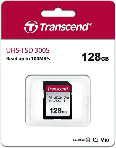 Tarjeta de memoria SDXC Transcend TS128GSDC300S 128GB UHS-I U3 V30