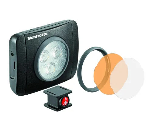 Luz LED para cámara Manfrotto Lumimuse 3 MLUMIEPL-BK