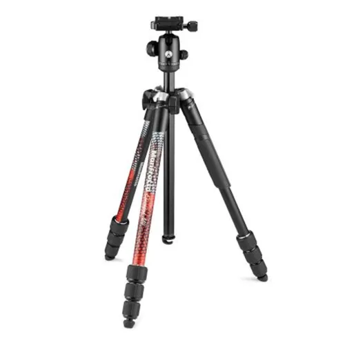 Trípode de aluminio Manfrotto Element M II MKELMII4RD-BH Rojo con rótula