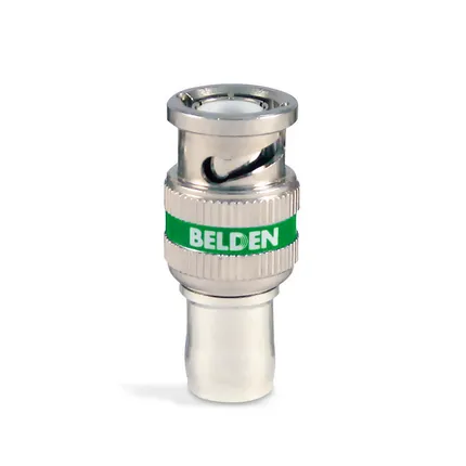 Conector de Presión BNC Belden HDTV de 75 Ohms para Cable 1694 AWG19