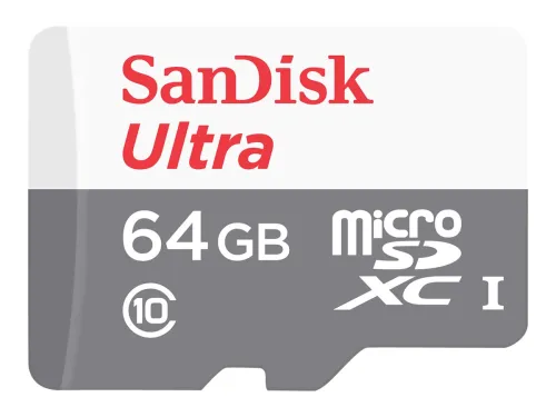 Tarjeta microSDXC SanDisk Ultra 64GB SDSQUNR-064G-GN3MA con adaptador