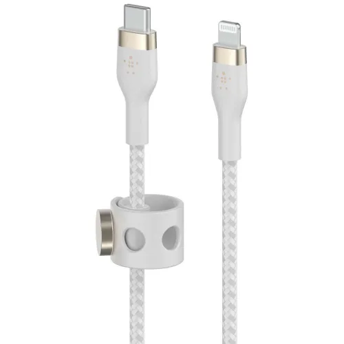 Cable USB-C a Lightning Belkin BoostCharge CAA011bt3MWH 3m Blanco