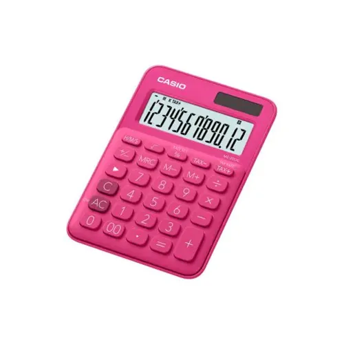 Calculadora de mesa compacta Casio MS-20UC-RD de 12 digitos