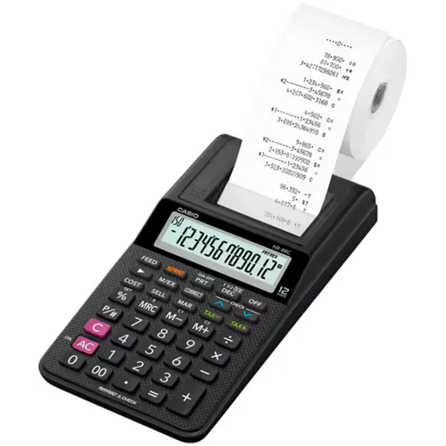 Calculadora de mesa con impresora Casio HR-8RC-BK-DC