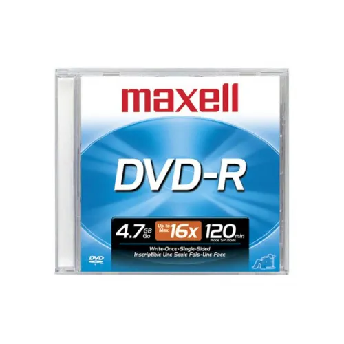 DVD-R Maxell 4.7GB en Caja Slim