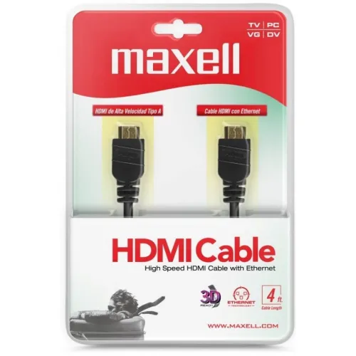 Cable HDMI Maxell HDMI100-4FT de 1.2 Metros