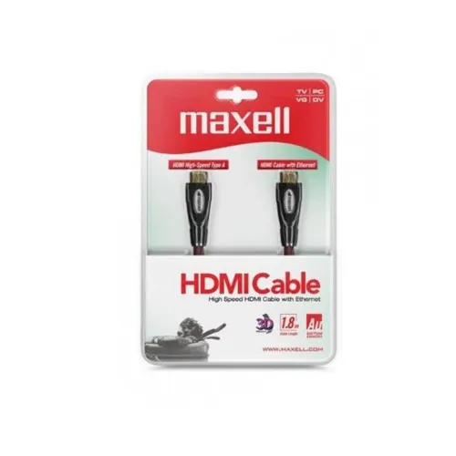 Cable HDMI Maxell HDM 1600 Alta Velocidad 1.4V de 1.8 Metros