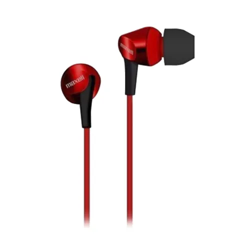 Audífonos On-Ear con Micrófono Maxell FUS-9 Fusion Rojo y Negro