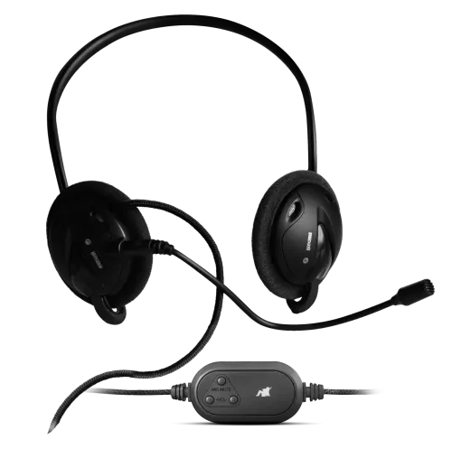 Audífonos de nuca Maxell H-MIC con micrófono desmontable USB-C