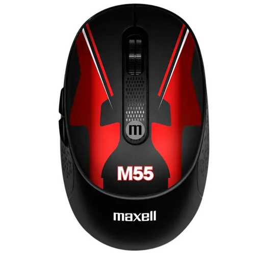 Mouse inalambrico Maxell MOWL-MR1 con receptor USB y adaptador Tipo C