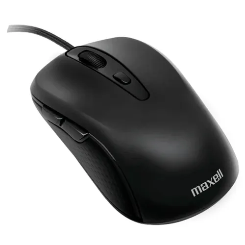 Mouse Óptico USB Tipo C Maxell MOWR-105C de 5 Botones Color Negro