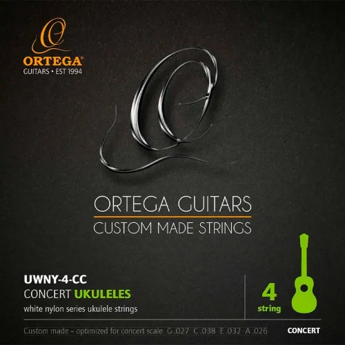 Set de cuerdas para ukulele concierto Meinl Ortega UWNY-4-CC