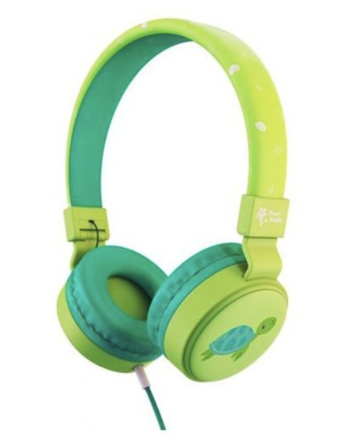 Audífonos Infantiles Planet Buddies Tortuga con Limitador de Volumen