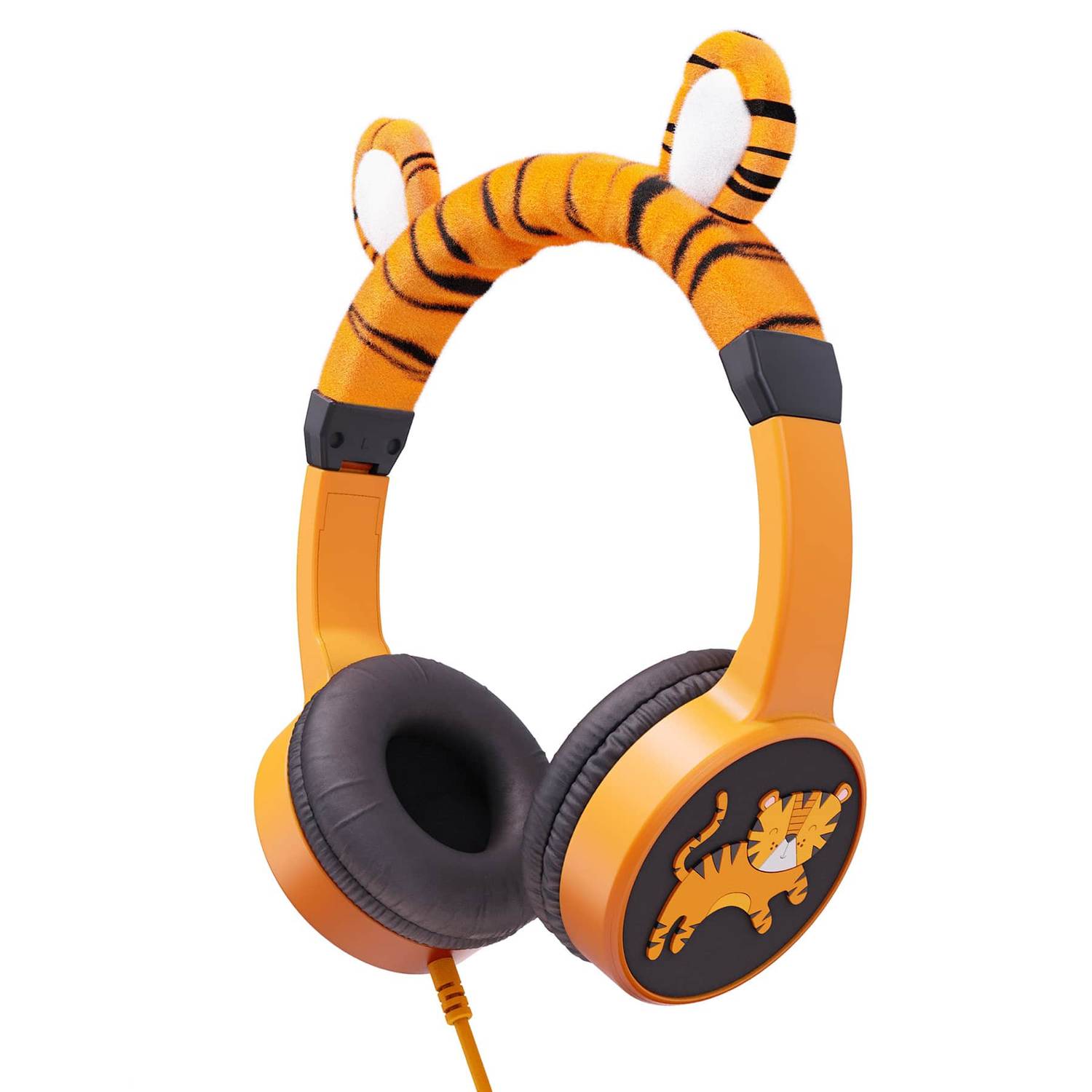 Audífonos Infantiles Planet Buddies Tigre Anaranjado
