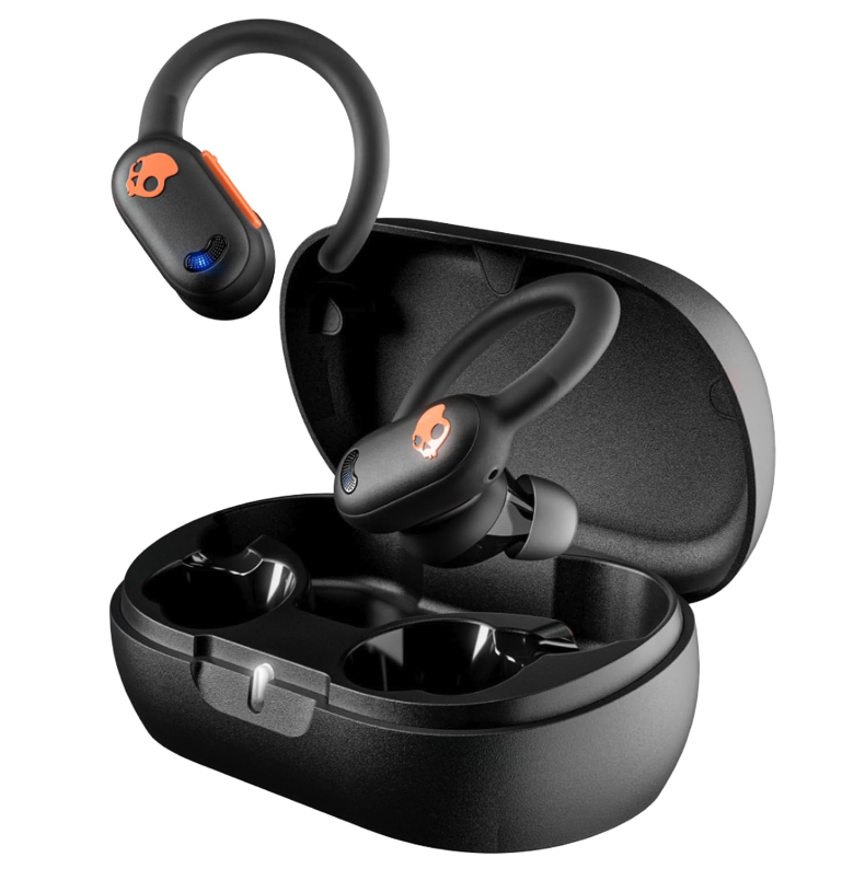 Audífonos Deportivos Bluetooth Skullcandy Push ANC Active Negro y Naranja