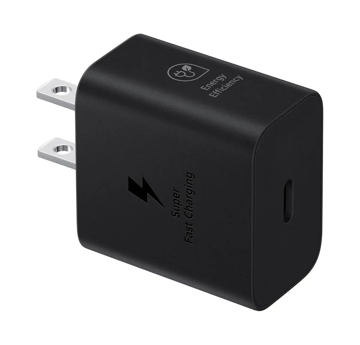 Cargador de Pared Samsung de 25W con Puerto USB Tipo C Color Negro