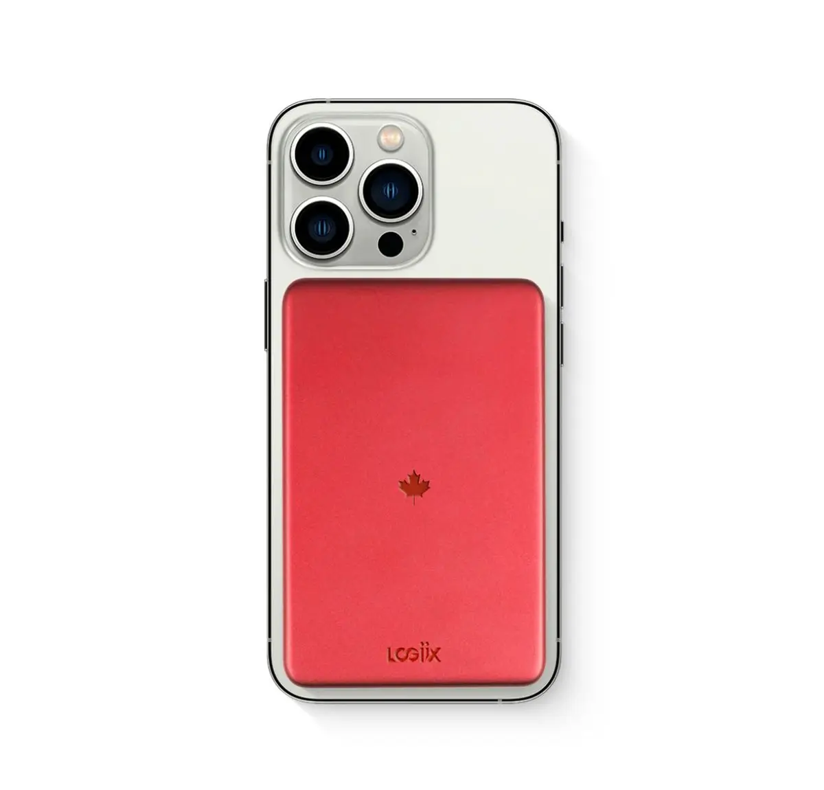 Bateria Portatil LOGiiX Piston Power 5000 mAh Slim Mag Canada Red
