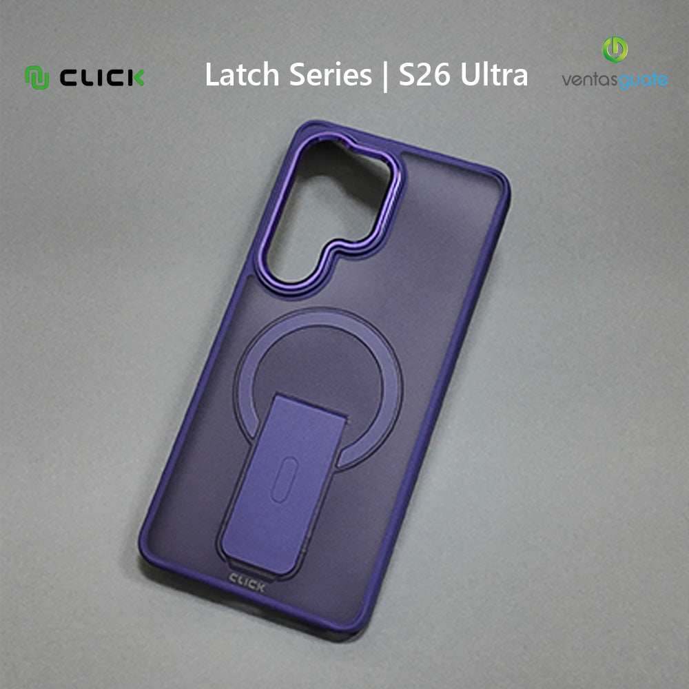 Funda Protectora Click Latch para Samsung Galaxy S26 Ultra Púrpura