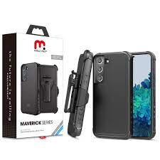 Funda Protectora Mybat Maverick con Holster para Samsung Galaxy S22 Plus