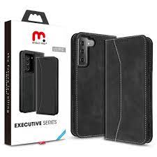 Funda Billetera Mybat Pro Executive Series para Samsung Galaxy S22 Negro