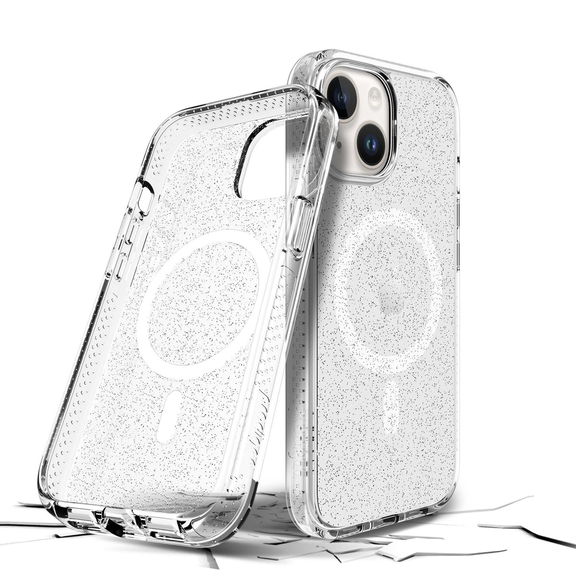 Funda Prodigee Superstar para iPhone 15, 14 y 13 Clear